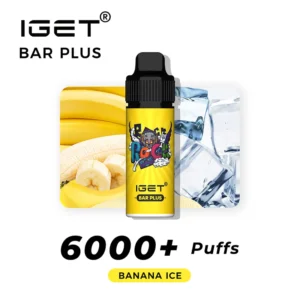 IGET Bar Plus Banana Ice 6000 Puffs