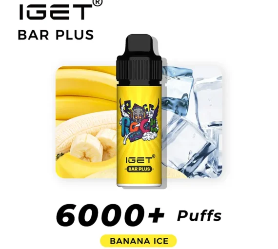IGET Bar Plus Banana Ice 6000 Puffs